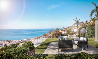 Moderne nieuwbouw luxevilla´s te koop met een enorm terras en prachtig panoramisch zeezicht aan de Costa del Sol 35206 