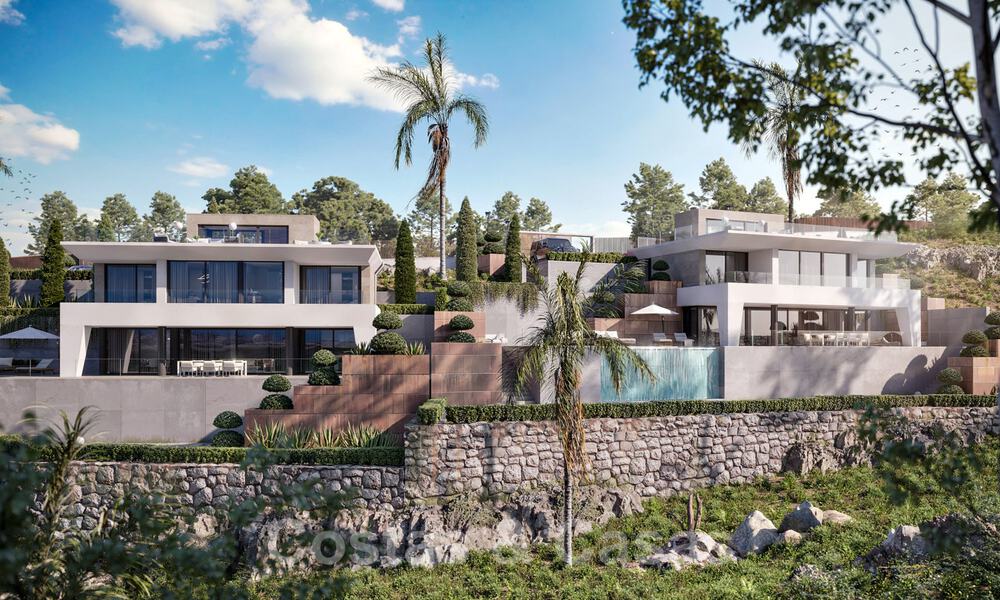 Moderne nieuwbouw luxevilla´s te koop met een enorm terras en prachtig panoramisch zeezicht aan de Costa del Sol 35208