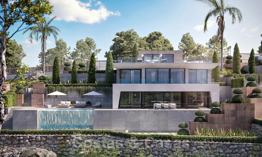 Moderne nieuwbouw luxevilla´s te koop met een enorm terras en prachtig panoramisch zeezicht aan de Costa del Sol 35211