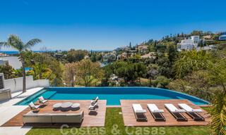 Instapklare, super luxueuze, nieuwe moderne villa te koop, met schitterend uitzicht in een golf urbanisatie in Marbella - Benahavis 35861 