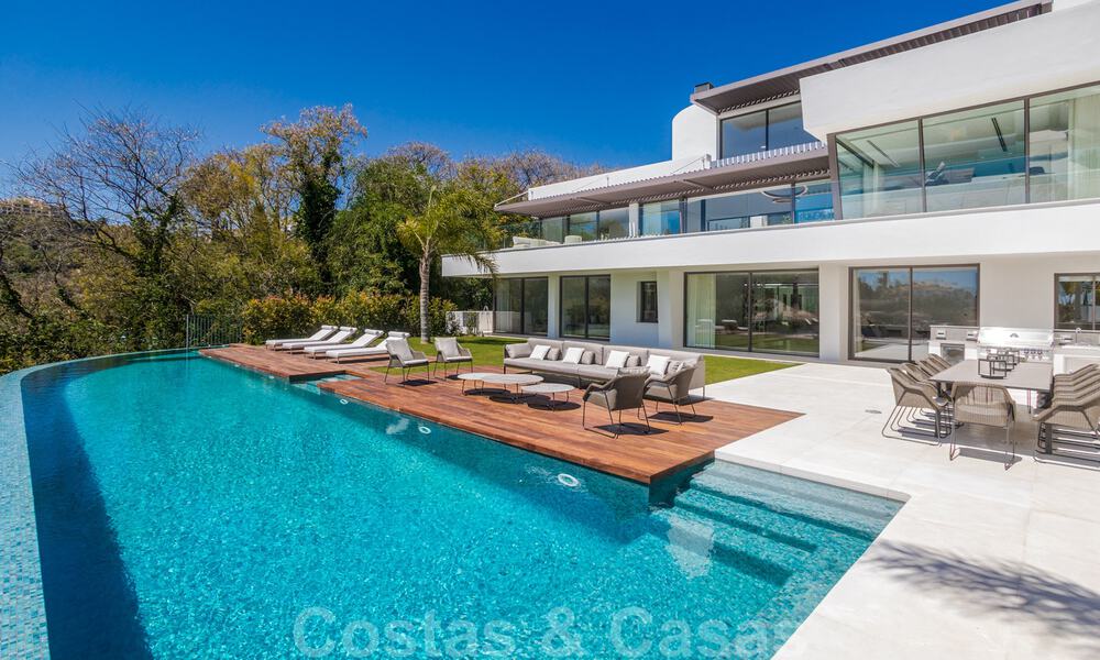 Instapklare, super luxueuze, nieuwe moderne villa te koop, met schitterend uitzicht in een golf urbanisatie in Marbella - Benahavis 35864
