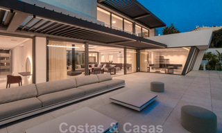 Instapklare, super luxueuze, nieuwe moderne villa te koop, met schitterend uitzicht in een golf urbanisatie in Marbella - Benahavis 35872 