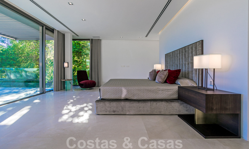 Instapklare, super luxueuze, nieuwe moderne villa te koop, met schitterend uitzicht in een golf urbanisatie in Marbella - Benahavis 35874