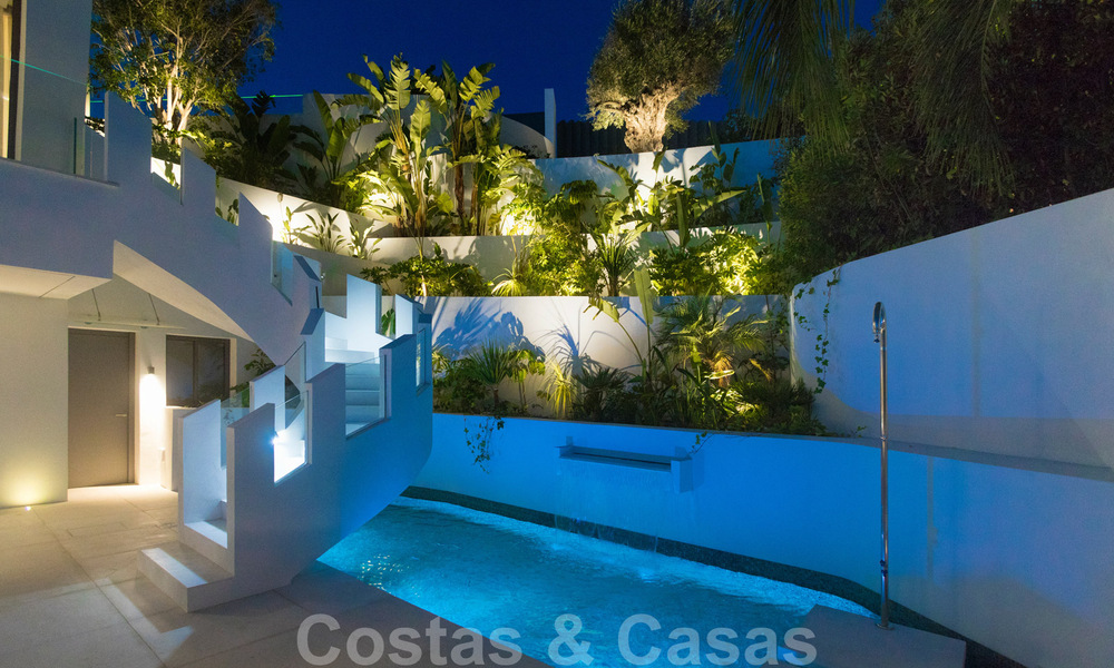 Instapklare, super luxueuze, nieuwe moderne villa te koop, met schitterend uitzicht in een golf urbanisatie in Marbella - Benahavis 35877