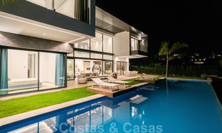 Instapklare, gloednieuwe moderne designer villa met prachtig uitzicht te koop te Marbella - Benahavis 36046 