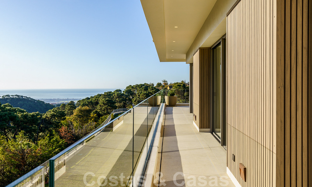 Nieuwbouw luxevilla te koop met zeezicht in het exclusieve La Zagaleta Golfresort, Benahavis - Marbella. Instapklaar. 40119