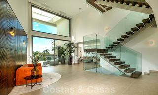 Nieuwbouw luxevilla te koop met zeezicht in het exclusieve La Zagaleta Golfresort, Benahavis - Marbella. Instapklaar. 40152 