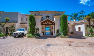 Stijlvolle rustieke luxevilla te koop met schitterend zeezicht in het exclusieve La Zagaleta Golfresort, Benahavis - Marbella 36306 
