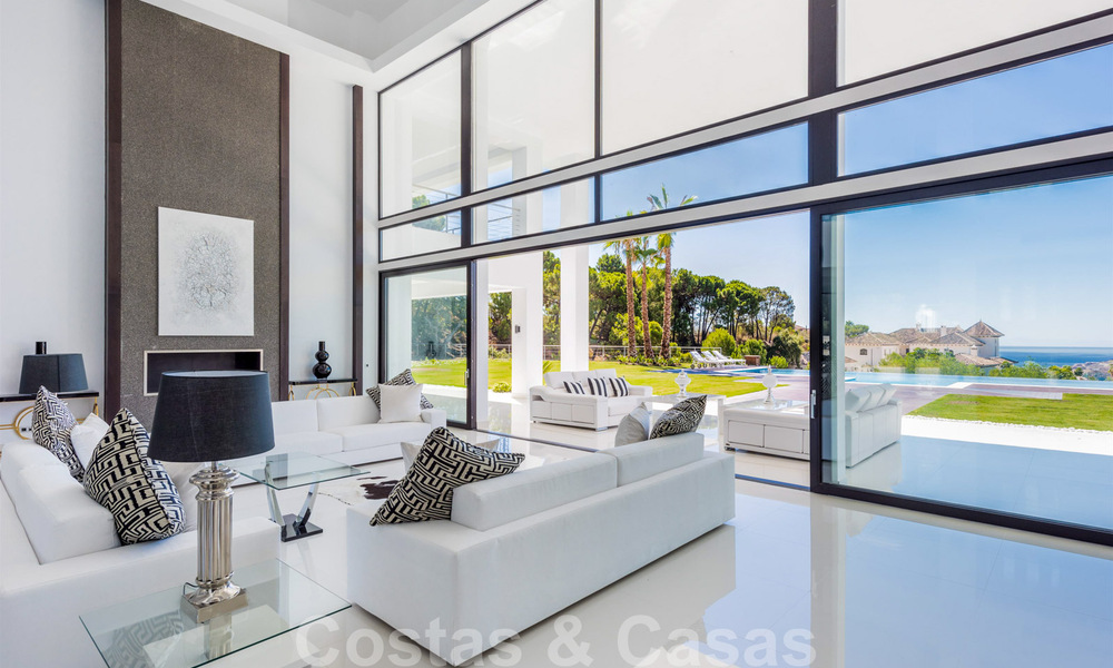 Eigentijdse luxevilla te koop met zeezicht in het exclusieve La Zagaleta Golfresort, Benahavis - Marbella 36313