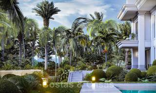 Nieuwe luxevilla's in een moderne klassieke stijl te koop op de prestigieuze Golden Mile in Marbella 36376 