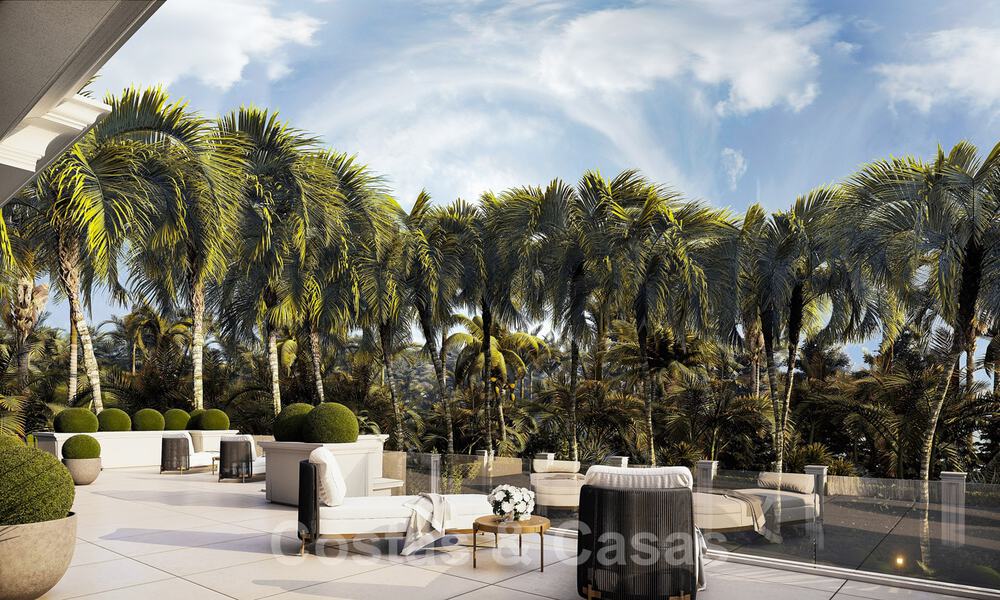 Nieuwe luxevilla's in een moderne klassieke stijl te koop op de prestigieuze Golden Mile in Marbella 36378