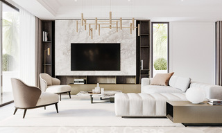 Nieuwe luxevilla's in een moderne klassieke stijl te koop op de prestigieuze Golden Mile in Marbella 36381 
