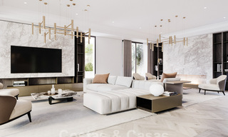 Nieuwe luxevilla's in een moderne klassieke stijl te koop op de prestigieuze Golden Mile in Marbella 36382 