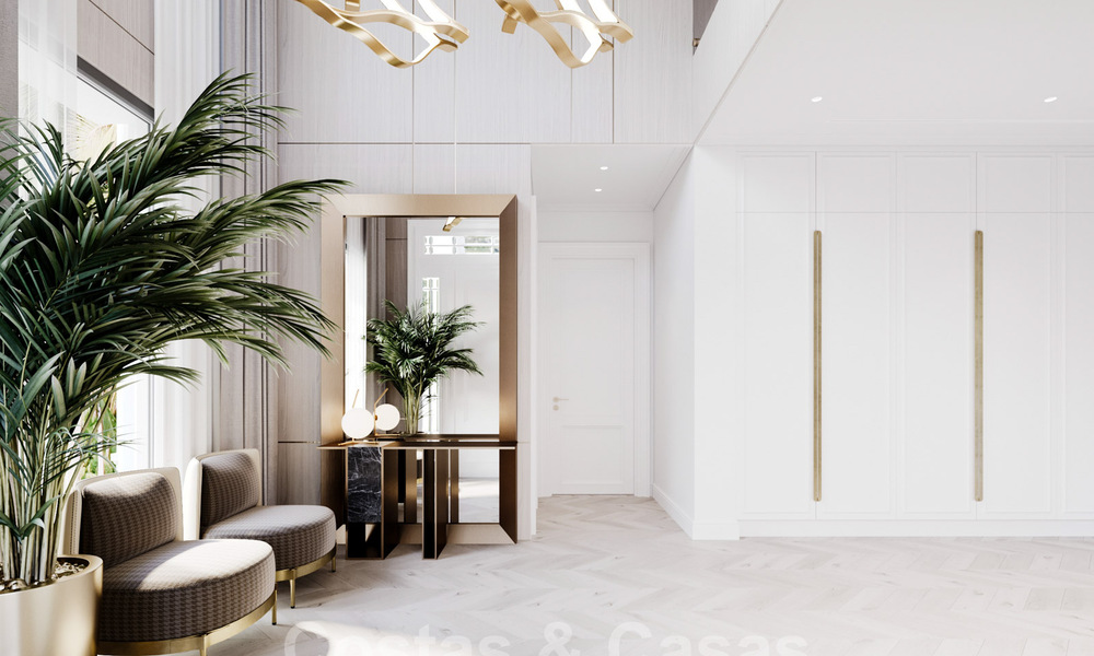 Nieuwe luxevilla's in een moderne klassieke stijl te koop op de prestigieuze Golden Mile in Marbella 36385