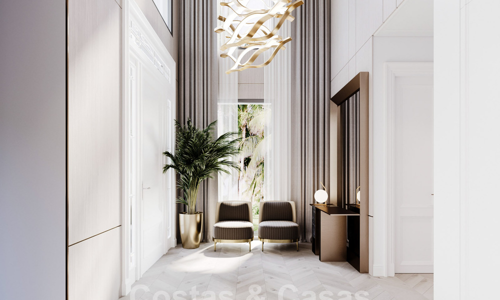 Nieuwe luxevilla's in een moderne klassieke stijl te koop op de prestigieuze Golden Mile in Marbella 36388