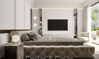 Nieuwe luxevilla's in een moderne klassieke stijl te koop op de prestigieuze Golden Mile in Marbella 36399 