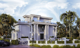 Nieuwe luxevilla's in een moderne klassieke stijl te koop op de prestigieuze Golden Mile in Marbella 36425 