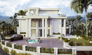 Nieuwe luxevilla's in een moderne klassieke stijl te koop op de prestigieuze Golden Mile in Marbella 36426 