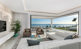 Strak modern, eerstelijnsstrand luxeappartement te koop in Emare, New Golden Mile, tussen Marbella en Estepona 36954 
