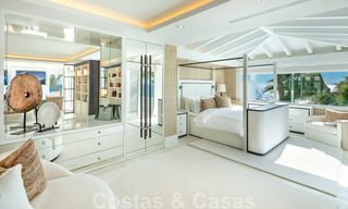 Eerstelijnsstrand super-de-luxe penthouse met schitterend open zeezicht te koop in Puente Romano in Marbella 37331 