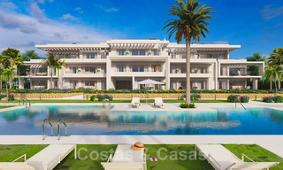 Moderne luxe appartementen te koop in een exclusief complex met privé lagune aan de Costa del Sol 37070 