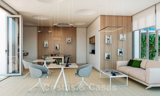 Moderne luxe appartementen te koop in een exclusief complex met privé lagune aan de Costa del Sol 37086 
