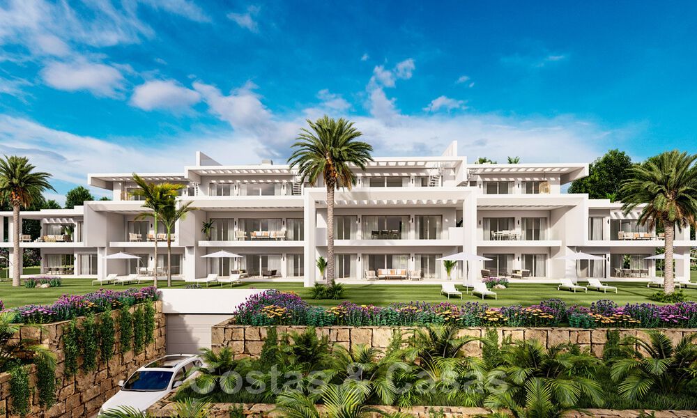 Moderne luxe appartementen te koop in een exclusief complex met privé lagune aan de Costa del Sol 37088