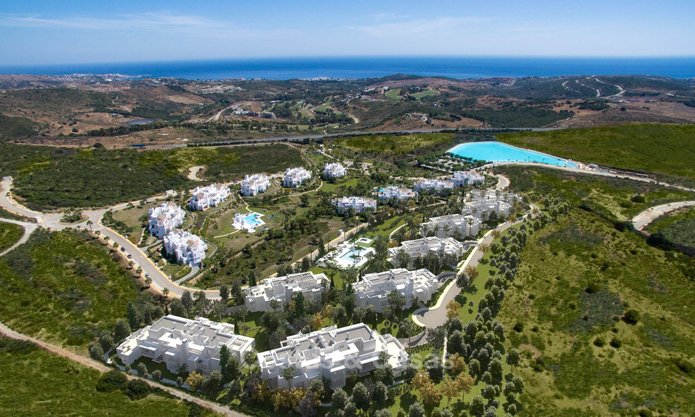 Moderne luxe appartementen te koop in een exclusief complex met privé lagune aan de Costa del Sol 37090