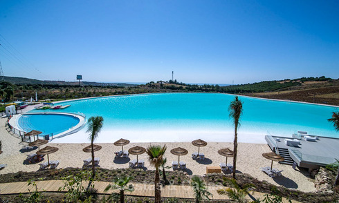 Moderne luxe appartementen te koop in een exclusief complex met privé lagune aan de Costa del Sol 37092