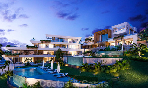 Nieuwe innovatieve luxe appartementen te koop direct aan de golfbaan en met zeezicht te Cabopino, Oost-Marbella 37098