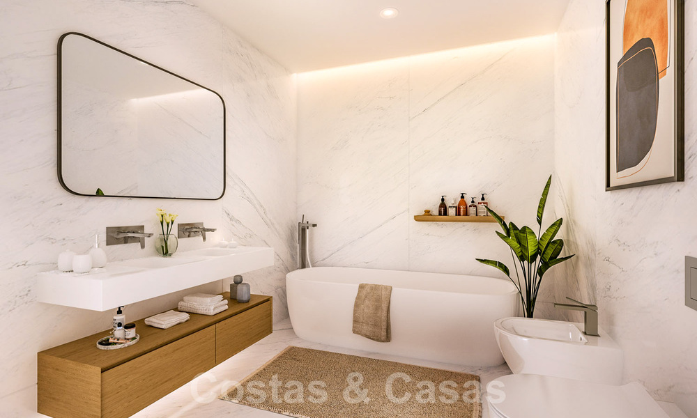 Nieuwe innovatieve luxe appartementen te koop direct aan de golfbaan en met zeezicht te Cabopino, Oost-Marbella 37102