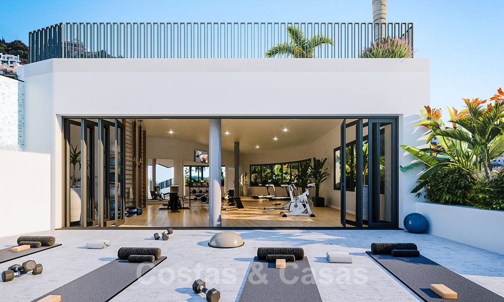 Nieuw hedendaags designproject met luxe appartementen te koop met prachtig zeezicht in Oost Marbella 37391