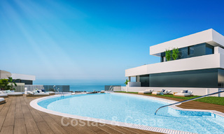 Nieuw hedendaags designproject met luxe appartementen te koop met prachtig zeezicht in Oost Marbella 37403 