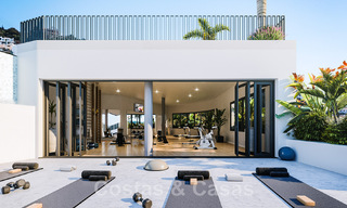 Nieuw hedendaags designproject met luxe appartementen te koop met prachtig zeezicht in Oost Marbella 47631 