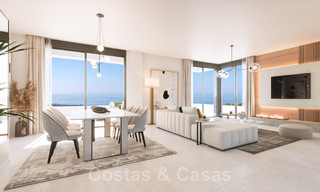 Nieuw hedendaags designproject met luxe appartementen te koop met prachtig zeezicht in Oost Marbella 47634 