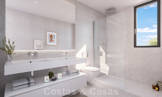Nieuw hedendaags designproject met luxe appartementen te koop met prachtig zeezicht in Oost Marbella 47640 
