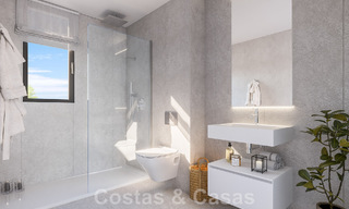 Nieuw hedendaags designproject met luxe appartementen te koop met prachtig zeezicht in Oost Marbella 47641 