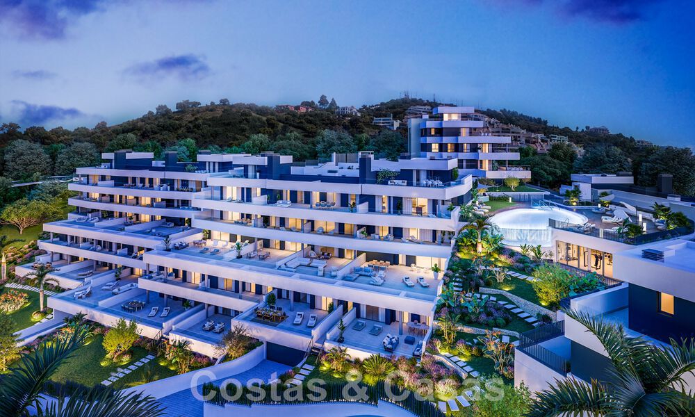 Nieuw hedendaags designproject met luxe appartementen te koop met prachtig zeezicht in Oost Marbella 47647