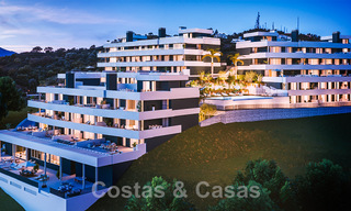 Nieuw hedendaags designproject met luxe appartementen te koop met prachtig zeezicht in Oost Marbella 47651 