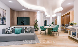 Frontline Golf, moderne luxe appartementen te koop, op loopafstand van voorzieningen in Guadalmina en San Pedro in Marbella 806666 