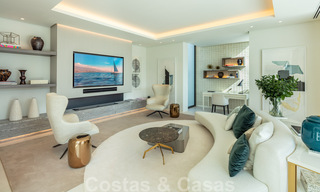 Instapklare, nieuwe moderne designvilla te koop in zeer gewilde strandwijk net ten oosten van Marbella centrum 37569 