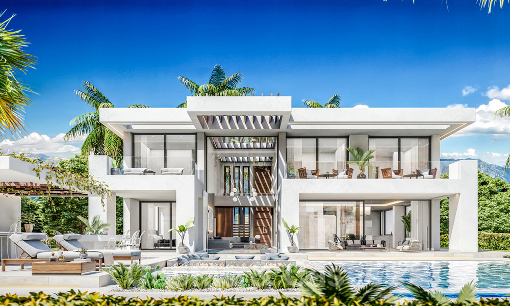 Eerstelijns golf locatie, bouwkavel te koop in golfresort met prachtig uitzicht naar zee - New Golden Mile, Marbella - Estepona 37596