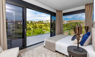 Instapklare, moderne luxevilla te koop, eerstelijns golf in Benahavis - Marbella 37646 