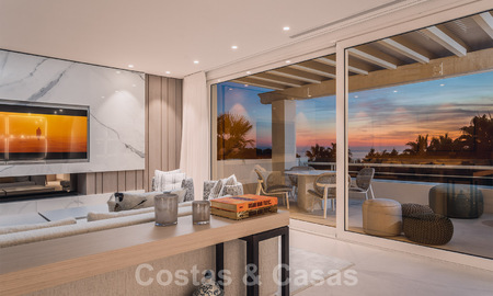 Luxe penthouse te koop met zeezicht in een chic complex aan de Golden Mile in Marbella 37769