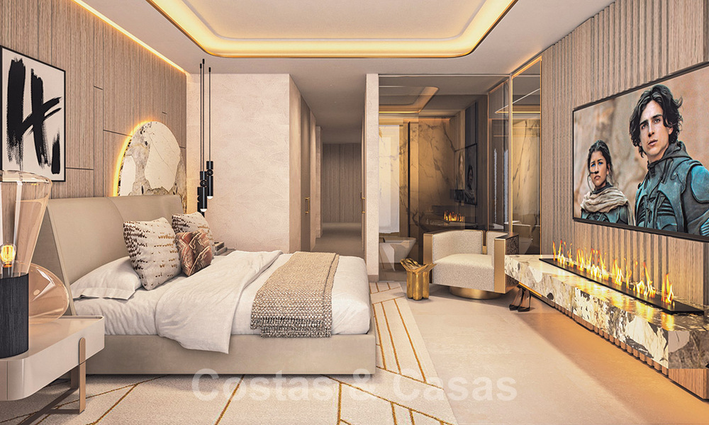 Beachfront nieuwbouwproject. Ultra luxe appartementen te koop in een eerstelijnstrand complex in Marbella 37805