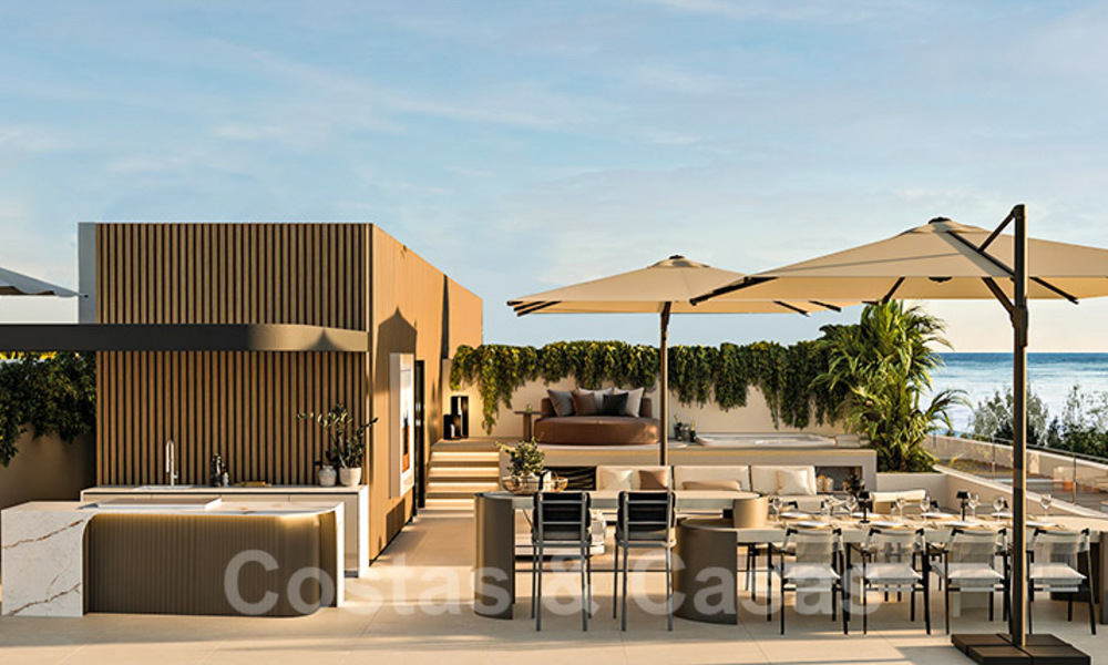 Pre-launch! Beachfront nieuwbouwproject. Ultra luxe appartementen te koop in een eerstelijnstrand complex in Marbella 37808