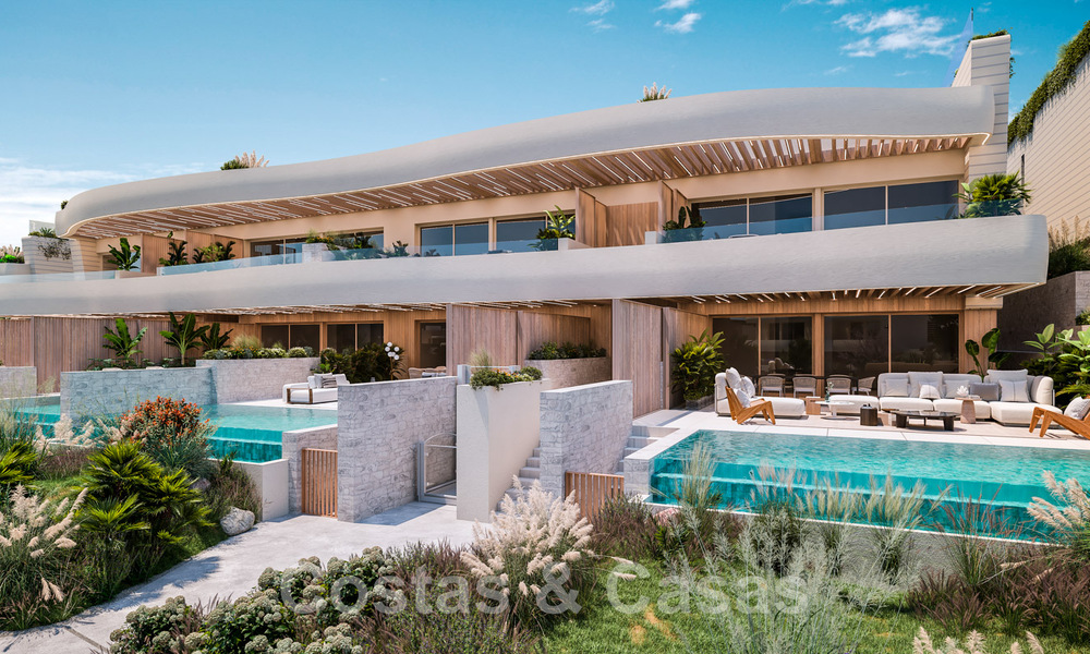 Beachfront nieuwbouwproject. Ultra luxe appartementen te koop in een eerstelijnstrand complex in Marbella 48700