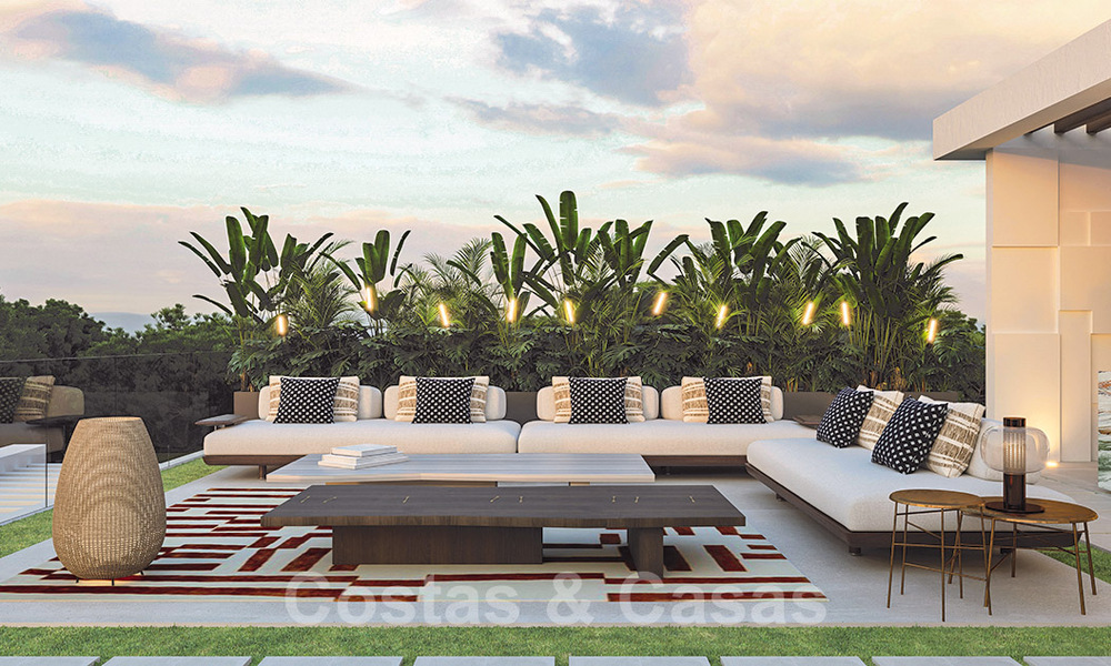 Dunique - Marbella, een beachfront nieuwbouwproject. Innovatieve luxe appartementen en villa´s te koop in een eerstelijns strandcomplex in Marbella 37866