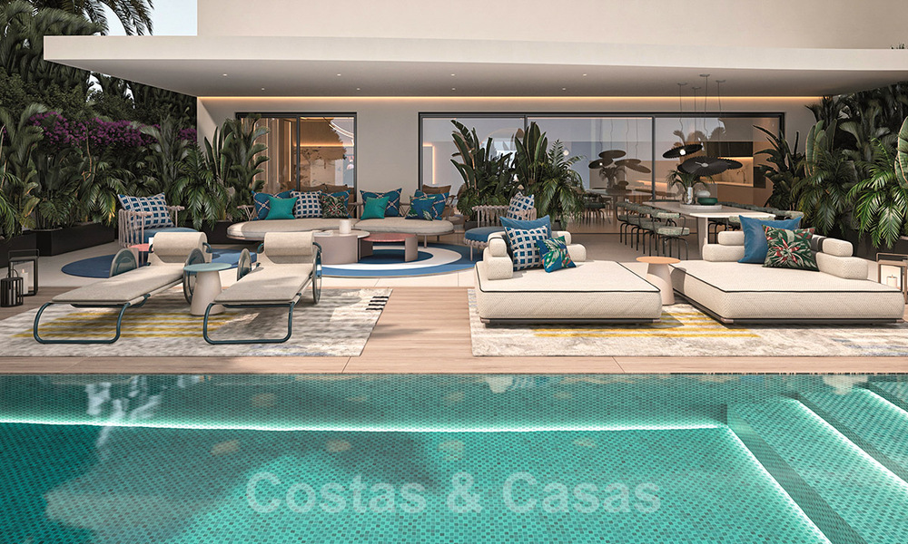 Dunique - Marbella, een beachfront nieuwbouwproject. Innovatieve luxe appartementen en villa´s te koop in een eerstelijns strandcomplex in Marbella 37868