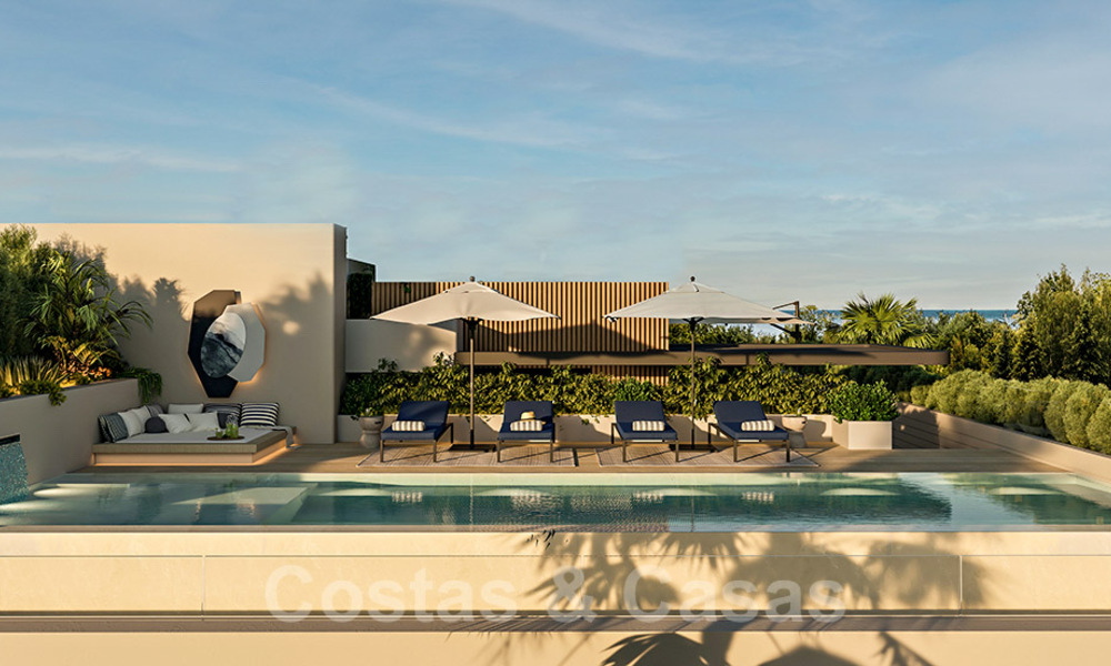 Dunique - Marbella, een beachfront nieuwbouwproject. Innovatieve luxe appartementen en villa´s te koop in een eerstelijns strandcomplex in Marbella 37871